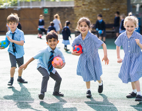 children playing