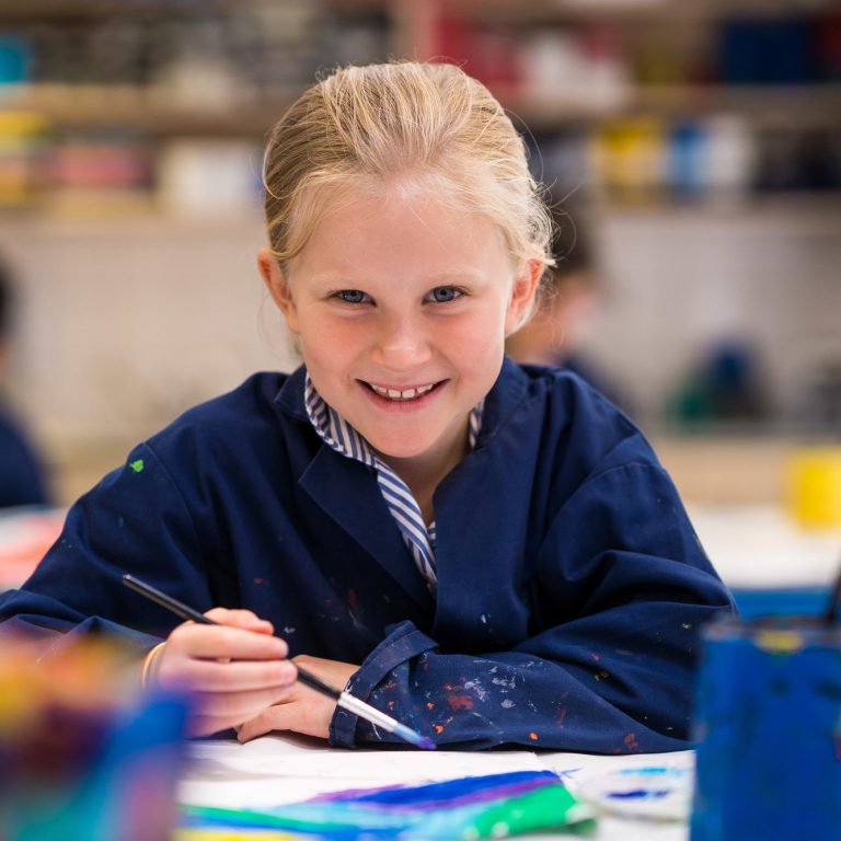 student smiling