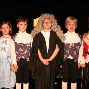 students in a play