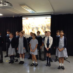 pupils singing