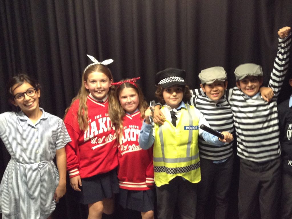 students in fancy dress