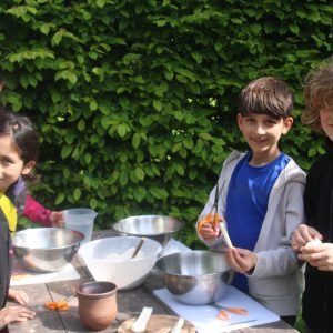 students cooking